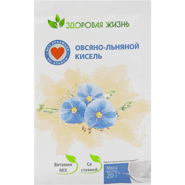 Кисель овсяно-льняной