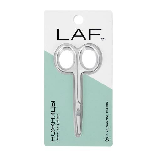 Ножницы Laf маникюрные прямые, безопасное лезвие, 4.2 x 9 x 0.24 см