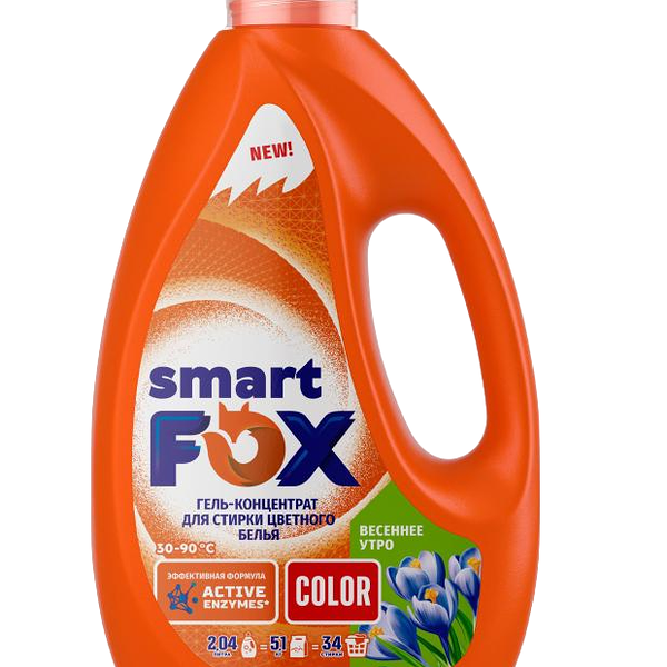 Гель-концентрат для стирки Smart Fox Color Весеннее утро для цветного белья