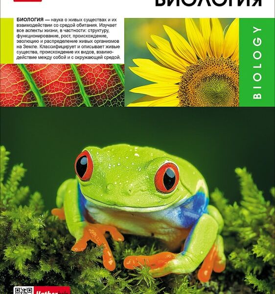 Тетрадь предметная Hatber Вперед к знаниям Биология в клетку 48л А5