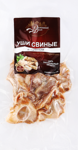 

Уши свиные Домашний дым варено-копченые с хреном 100 г