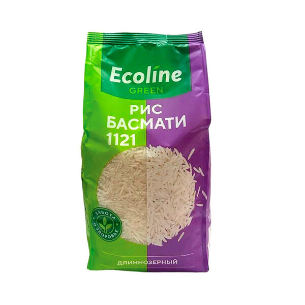 Рис Басмати Ecoline Green дл/зерн 0,8 кг