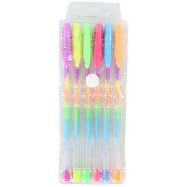 Набор ручек Union Source гелевых мультиколор, 6шт