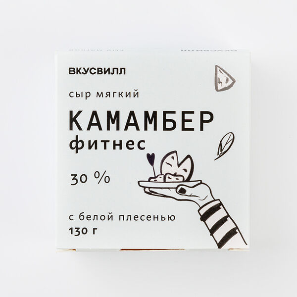 Сыр мягкий с белой плесенью ВкусВилл 