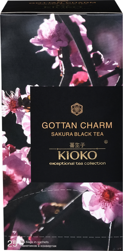 

Чай чёрный Kioko с ароматом японской сакуры 25 пакетиков