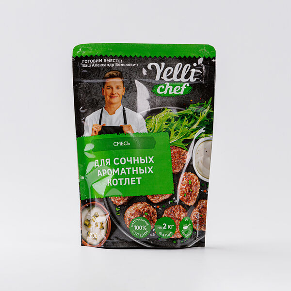 Смесь Yelli chef для сочных ароматных котлет 200г