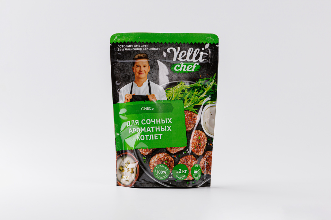 

Смесь Yelli chef для сочных ароматных котлет 200 г