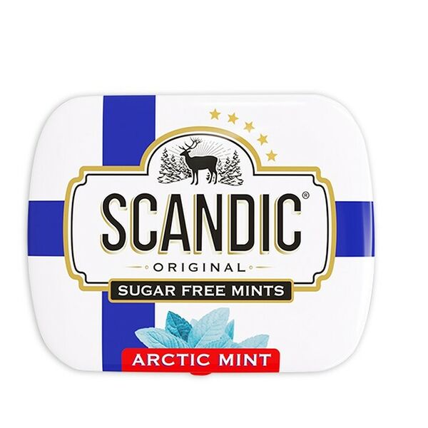 Конфеты Scandic Арктическая мята без сахара 14 г