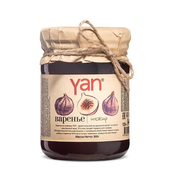 Варенье Yan из инжира, 300г