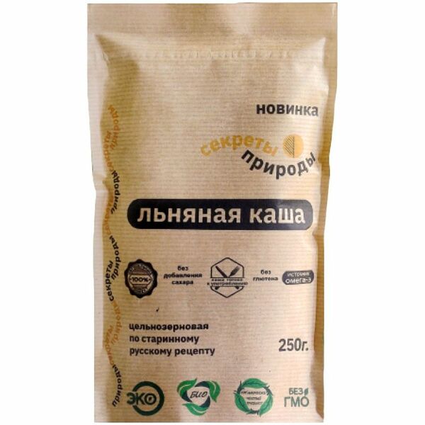 Каша Секреты природы льняная 250г
