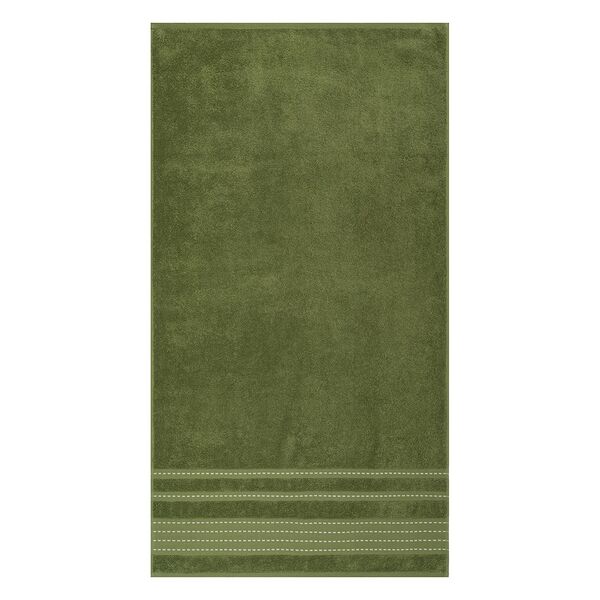 Полотенце махровое Cleanelly Basic Morning dew, 50х90 см, гладкокрашенное, зеленый, хлопок, 420 г/м2