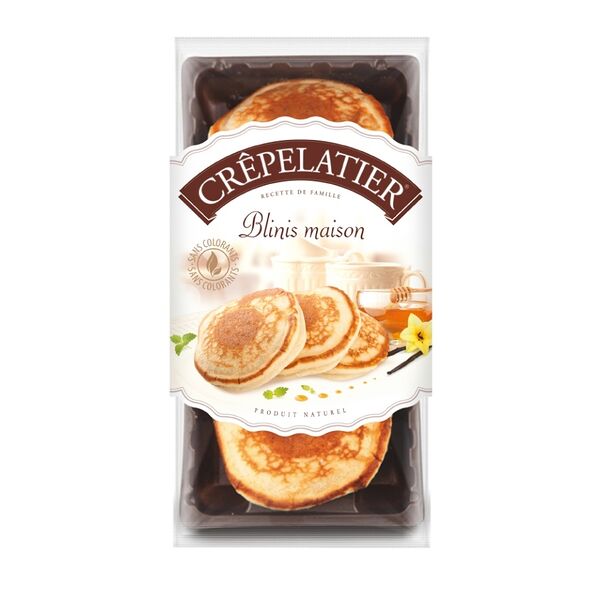 Пышные оладушки Crepelatier быстрозамороженные 280 г