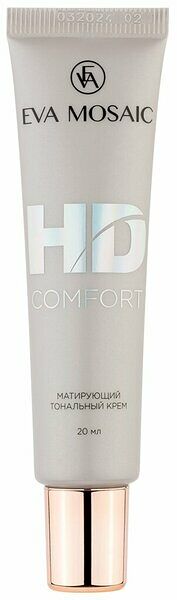 Тональный крем Eva Mosaic HD Comfort матирующий тон 02 золотисто-бежевый 20 мл