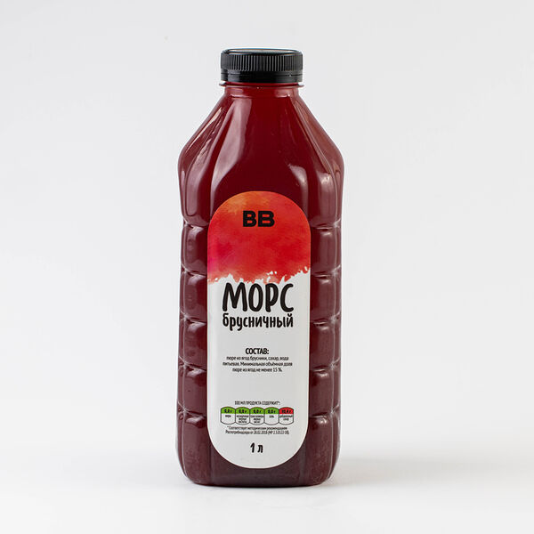 Морс брусничный, 1л