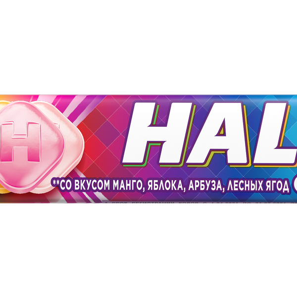 Карамель леденцовая HALLS Colors ассорти, 25 г