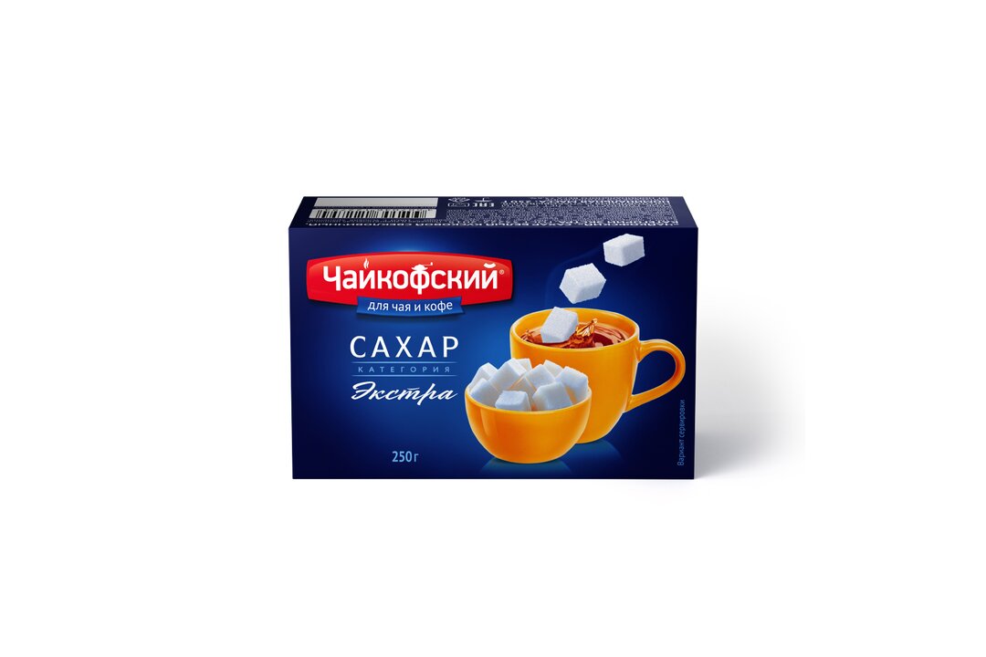 

Сахар-рафинад Чайкофский белый кусковой 250 г