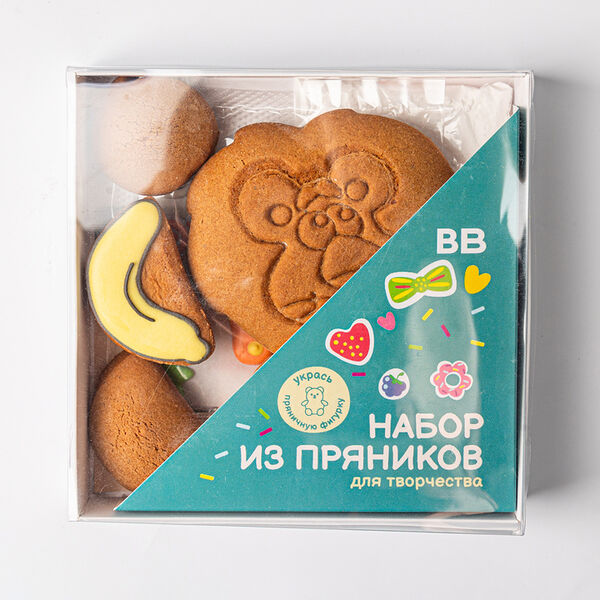 Набор из пряников Вкусвилл львенок для творчества, 200г