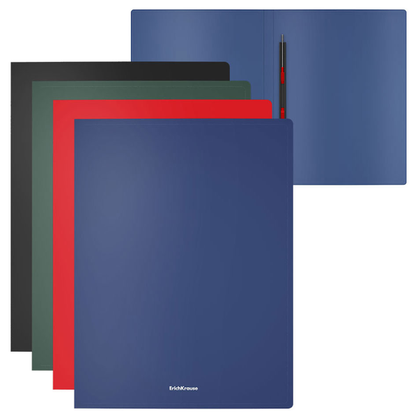 Папка Erich Krause с пружинным механизмом A4 в ассортименте