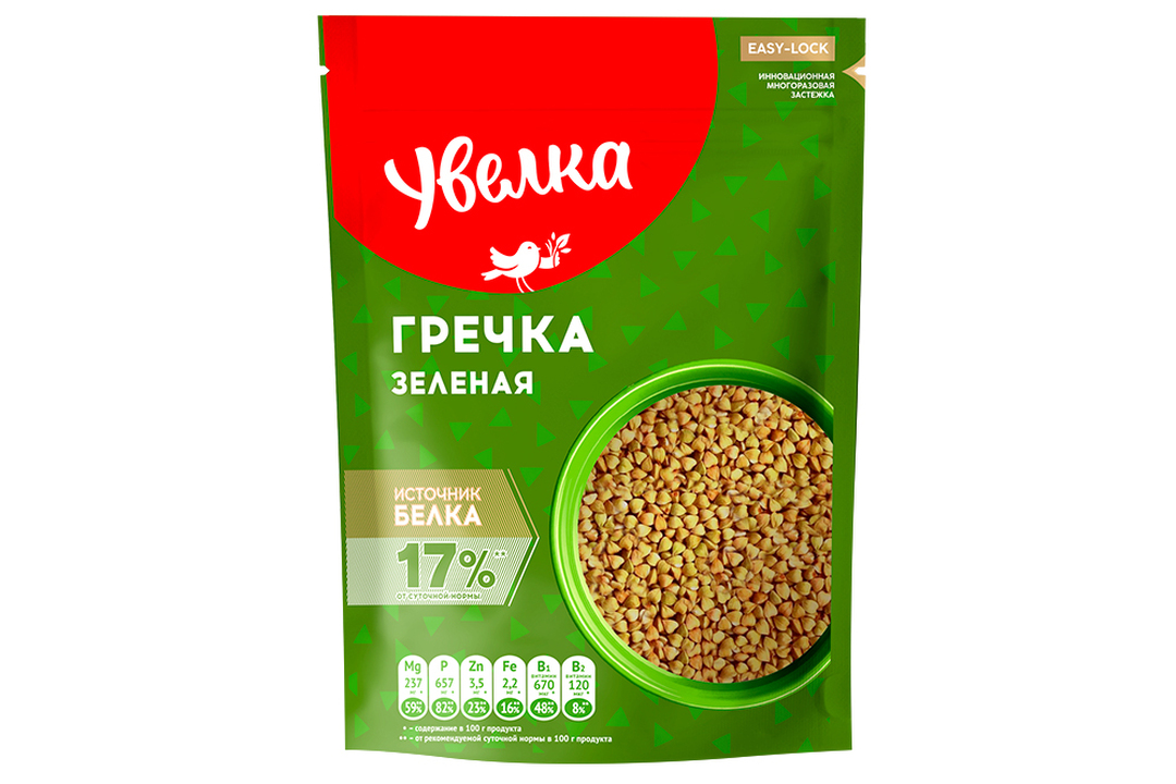 

Крупа гречневая зелёная Увелка 450 г