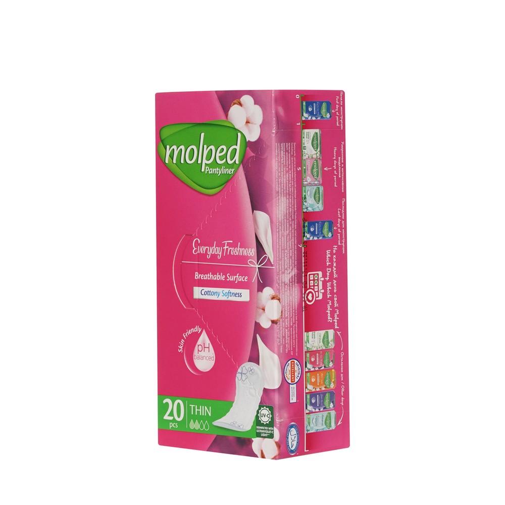 

Прокладки ежедневные Molped Everyday Freshness Нормал 20 шт