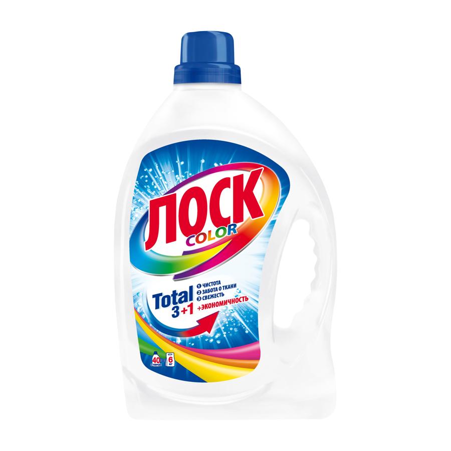 

Гель для стирки ЛОСК Color для цветного белья, 2,6 л, 40 стирок