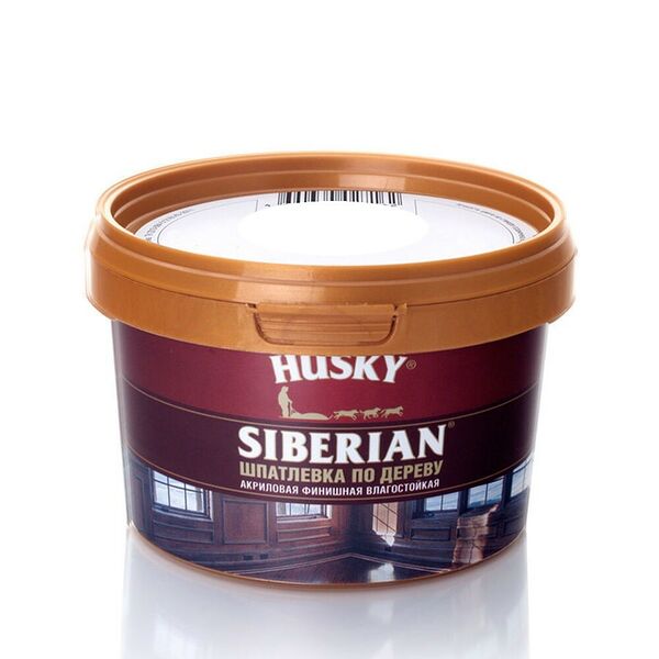 Шпатлевка по дереву HUSKY, береза, 0,4 кг