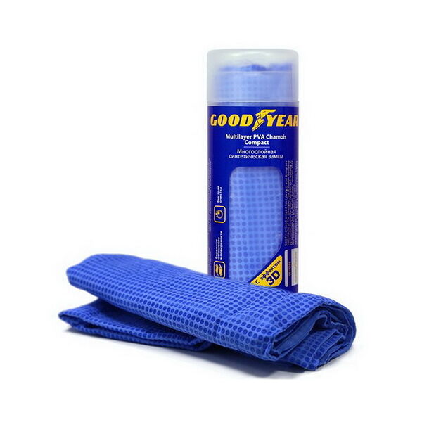 Cинтетическая замша с тиснением в тубе Goodyear компакт 43*32 см GY000001