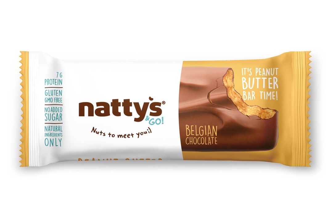 

Батончик Nattys&Go! Peanut шоколадный с арахисовой пастой покрытый молочным шоколадом 45 г
