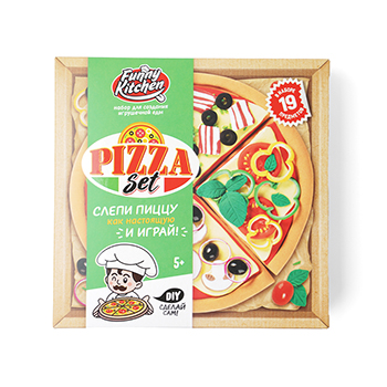 

Игрушка Funny Kitchen для детей старше 5 лет наборы модели Slime Лаборатория Pizza set