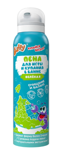 

Баффи пена д/купания в ванне зеленая 200 мл