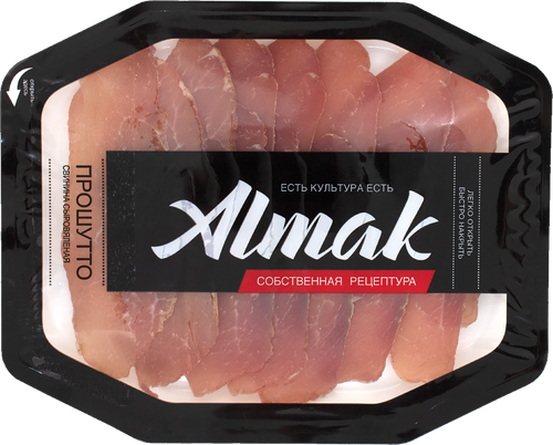 

Прошутто Almak сыровяленая нарезка, 80 г