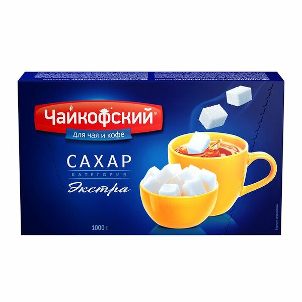 Сахар Чайкофский Экстра кусковой, 1 кг