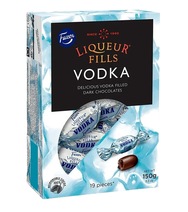 

Конфеты Fazer Liqueur Fills с водкой 150 г