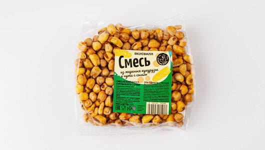 Смесь из жареных кукурузы и нута с солью ВкусВилл 150 г