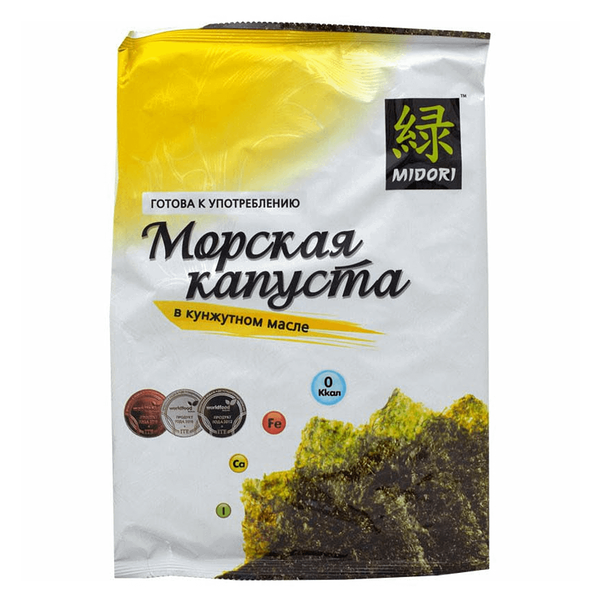 Морская капуста в кунжутном масле ТМ Midori (Мидори)