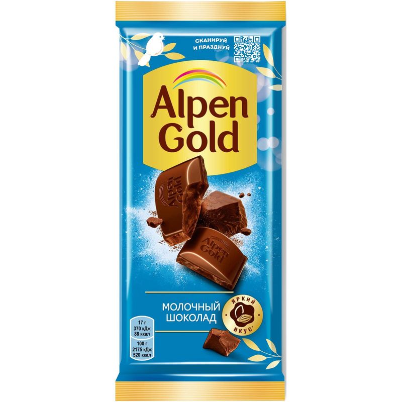 

Шоколад Alpen Gold молочный 85 г