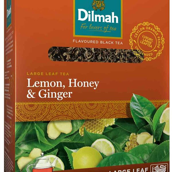 Чай черный Dilmah Лимон мёд и имбирь