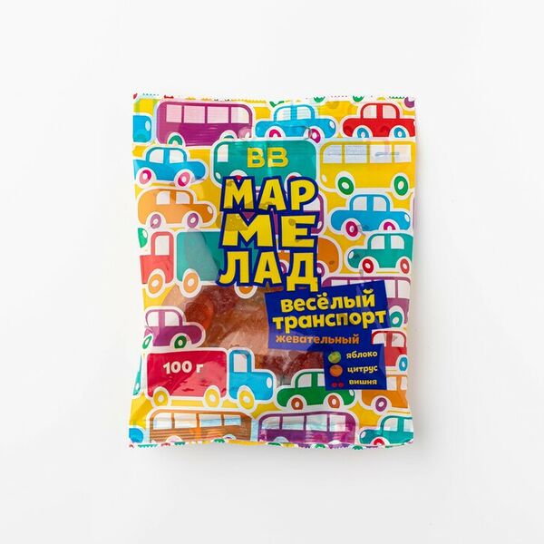 Мармелад жевательный Весёлый транспорт