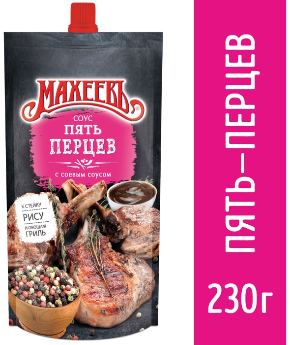 

Соус Махеевъ Пять Перцев 230 г