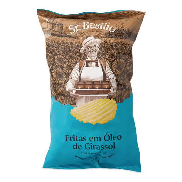 Чипсы картофельные Sr.Basilio рифленые с солью Португалия