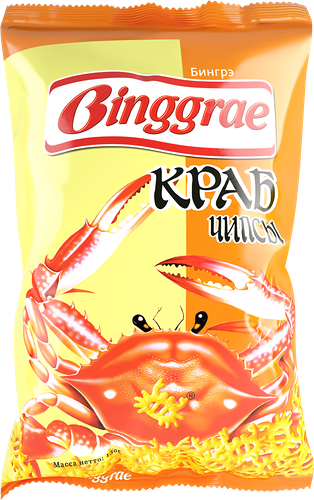 Чипсы Binggrae со вкусом краба 130 г