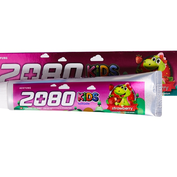 Зубная паста Dental Clinic 2080 Kids Strawberry, с 2 лет, 80 г