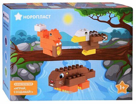 Конструктор Нордпласт Лесные животные