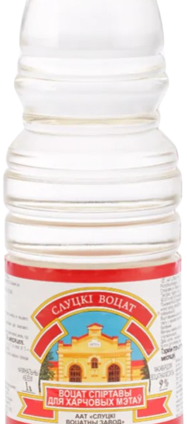 Уксус спиртовой нат.9% пищ. Слуцкий укс.завод п/э вес 1л