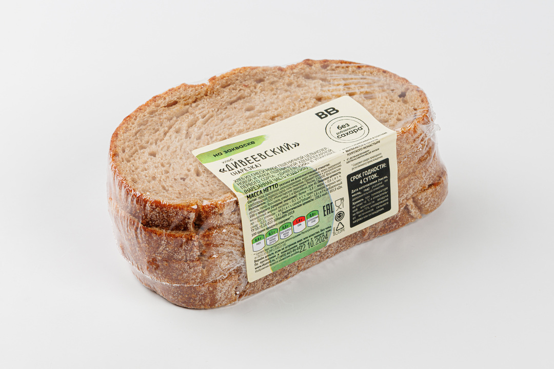 

Хлеб ржано-пшеничный ВкусВилл Дивеевский нарезка 220 г