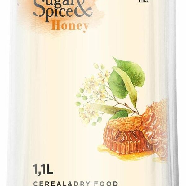 Банка для сыпучих продуктов Sugar&Spice Honey Freshberry, 1,1 л