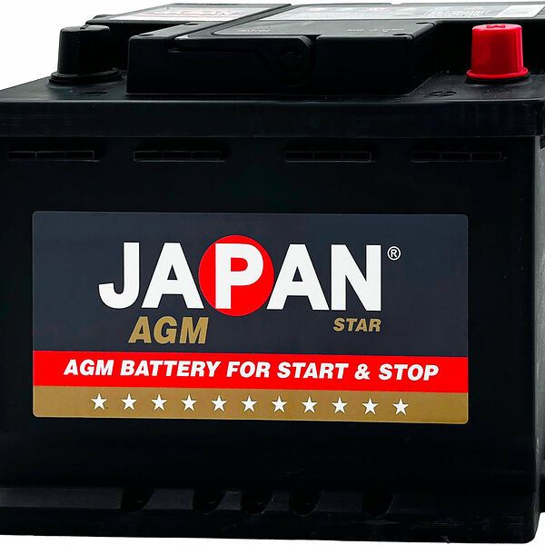 Аккумулятор JAPAN STAR (AGM 65 L2) 65 Ач 680 А обратная полярность