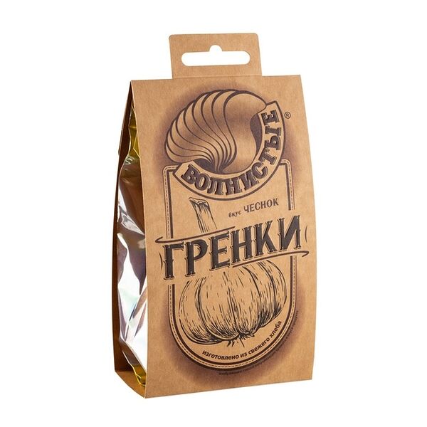 Гренки Волнистые с чесноком 75г