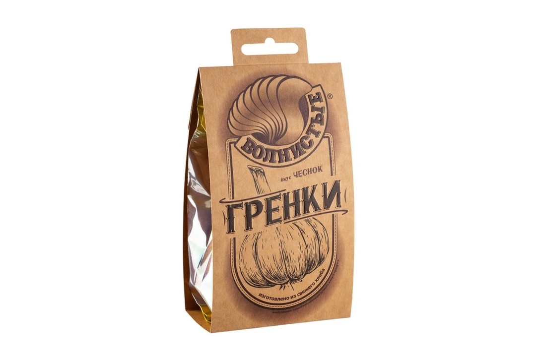 

Гренки Волнистые с чесноком 75 г