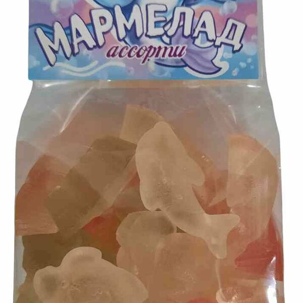 Мармелад желейный формовой Мармеладная сказка фруктовое ассорти